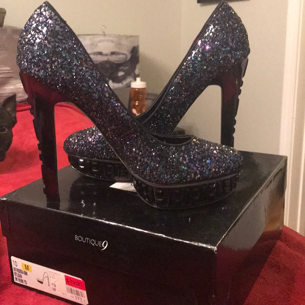 Galaxy glitter Stilettos